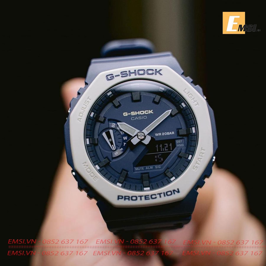 Gshock GA-2110ET-2A - Đồng hồ nam - Pin / Quartz - Size mặt 45.4mm - Kính khoáng EMSI.VN