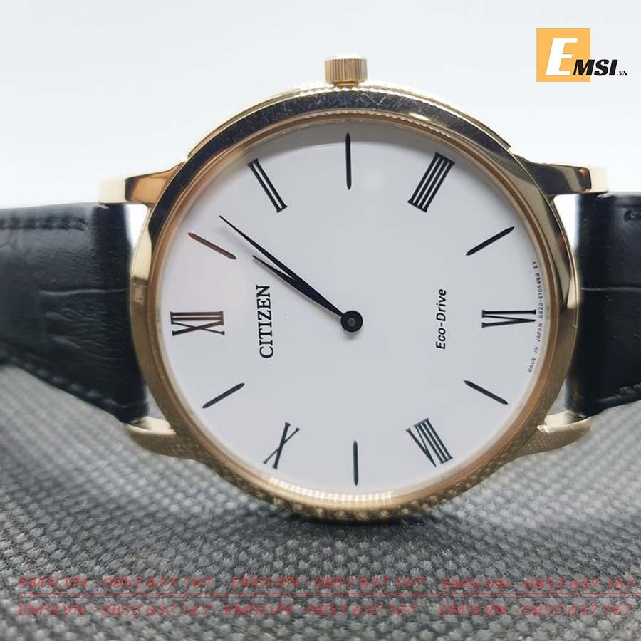 Citizen AR1113-12B - Đồng Hồ Nam - Eco Drive - Kính Sapphire - Size Mặt 39mm EMSI.VN