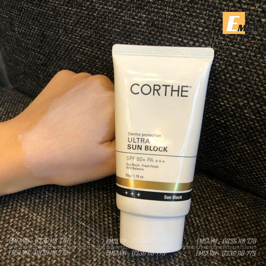 Kem chống nắng 𝐂𝐎𝐑𝐓𝐇𝐄 - 𝐒𝐏𝐅 50+ 𝐏𝐀 +++
