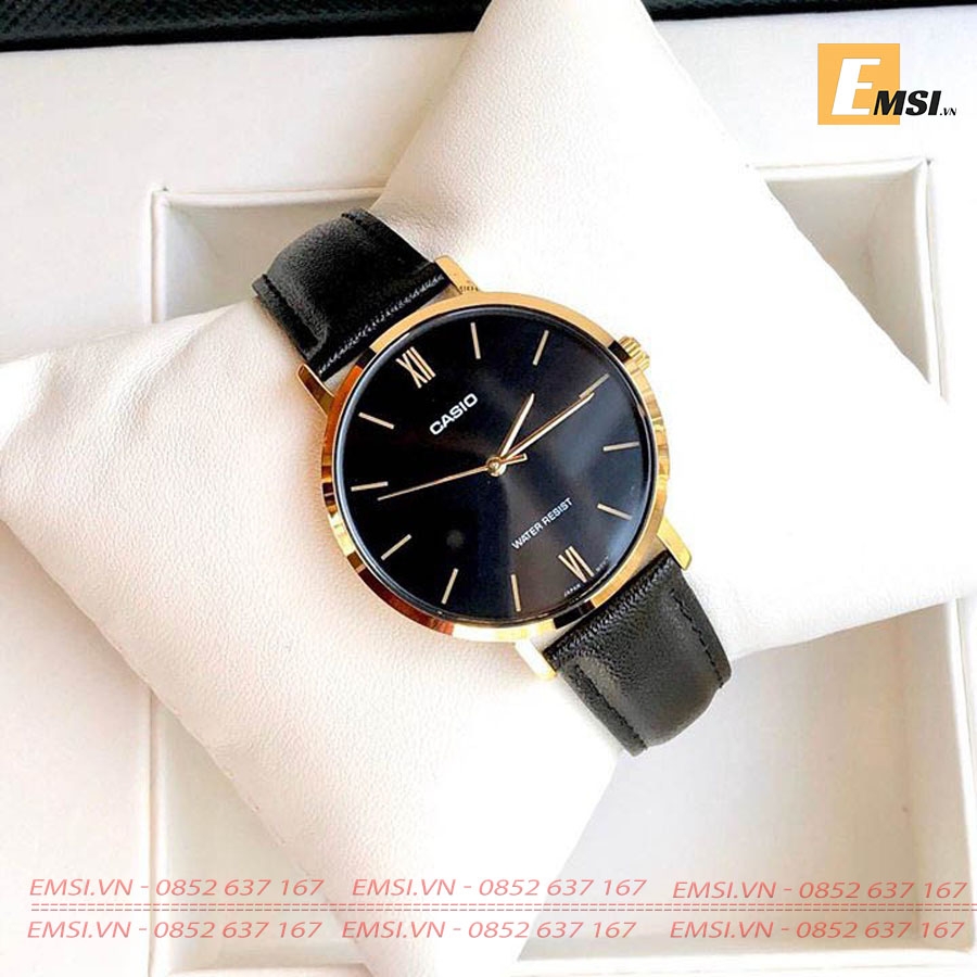 Casio LTP-VT01GL-1B - Kính khoáng - Đồng hồ nữ - Đồng hồ Quartz - Size mặt 34mm EMSI.VN