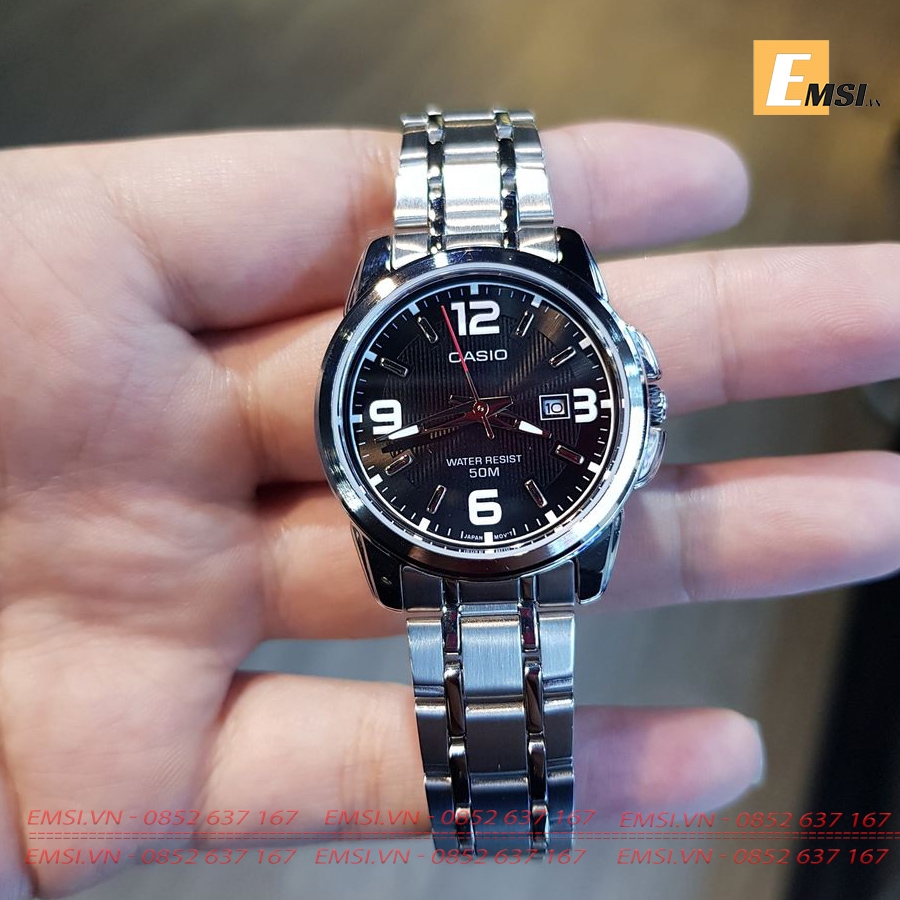Đồng Hồ Casio Cặp Đôi MTP-1314D-1AVDF & LTP-1314D-1AVDF Size mặt 44,9mm & 33,1mm EMSI.VN