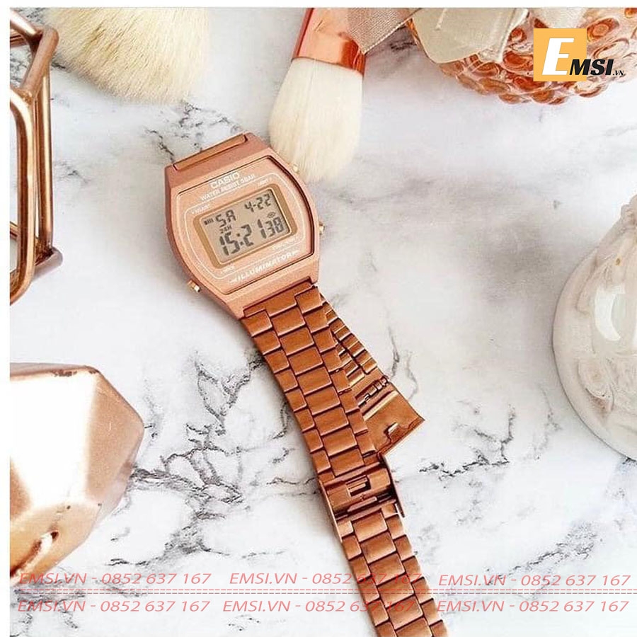 Casio B640WC-5A - Kính nhựa - Đồng hồ Unisex - Đồng hồ điện tử - Size mặt 35mm EMSI.VN