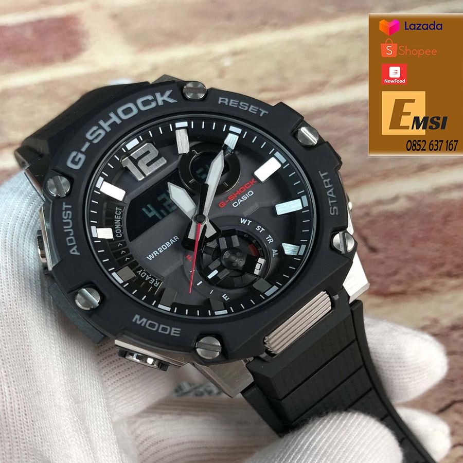 G-Shock GST-B300-1A - Đồng Hồ Nam - Điện Tử - Kính Khoáng - Size Mặt 50mm - Bảo Hành 5 Năm - Chính Hãng