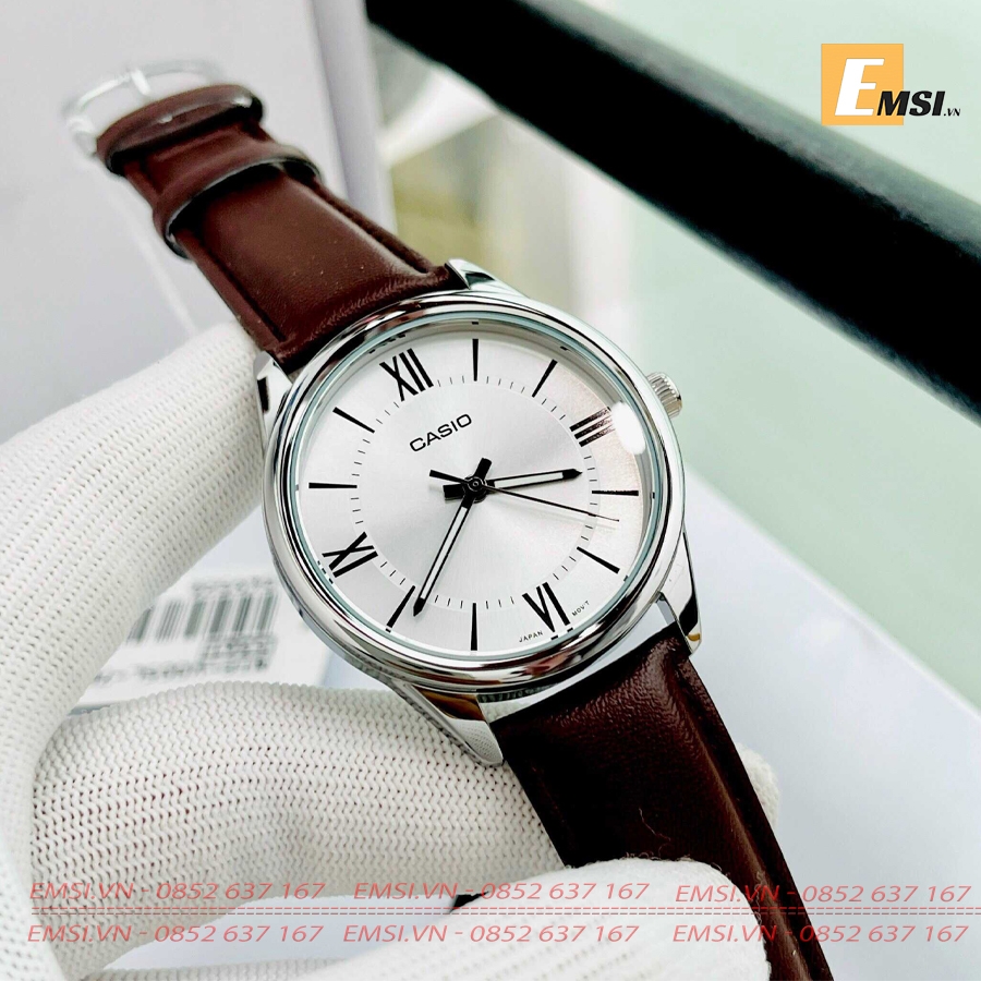 Đồng Hồ Casio Cặp Đôi MTP-V005L-7B5UDF & LTP-V005L-7B3UDF EMSI.VN Size mặt 40mm & 28,2 mm EMSI.VN