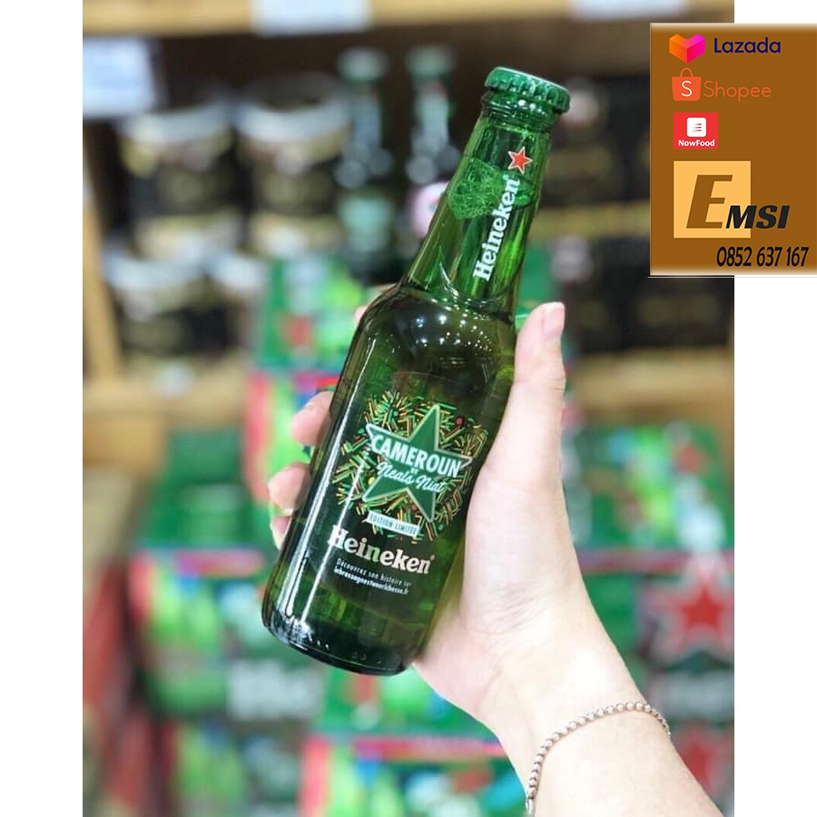 Bia Heineken Pháp 5%-chai 250 ml [Thùng 20 chai]