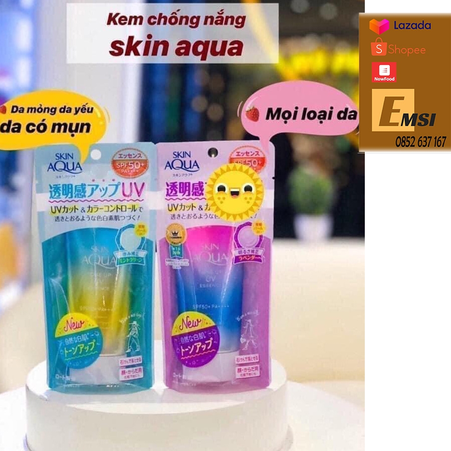 Kem chống nắng Skin Aqua tone up UV Esence 80g