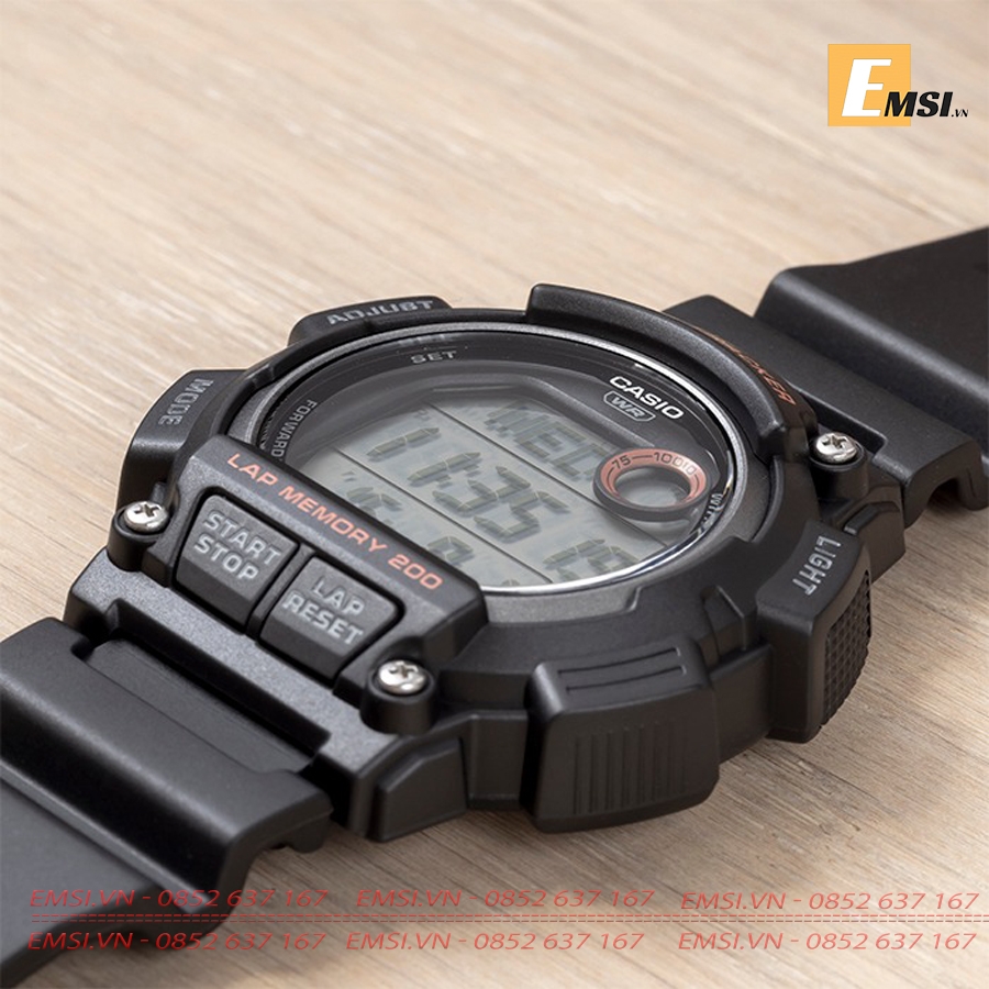 Casio WS-2100H-1A - Đồng Hồ Nam - Điện Tử - Kính Nhựa - Size Mặt 48mm EMSI.VN