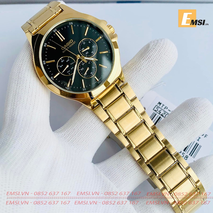 Casio LTP-V300G-1A - Đồng Hồ Nữ - Pin/Quartz - Kính Khoáng - Size Mặt 33.2mm EMSI.VN