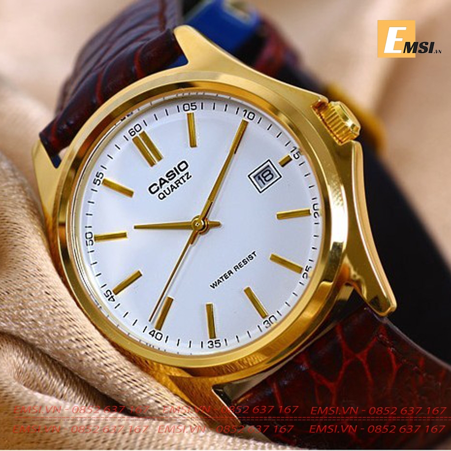 Đồng hồ đôi Casio LTP-1183Q-7ADF & MTP-1183Q-7ADF size mặt 38 mm (Nam) – 28.5 mm (Nữ) EMSI.VN