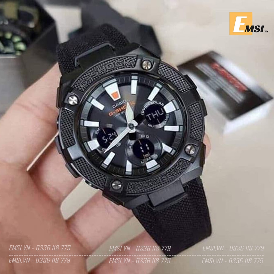 G-Shock GST-S130BC-1ADR - Đồng Hồ Nam - Năng Lượng Mặt Trời - Kính Khoáng - Size Mặt 52.4mm - Bảo Hành 5 Năm - Chính Hãng