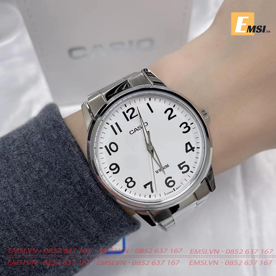 Đồng Hồ Casio Cặp Đôi MTP-1303D-7BVDF & LTP-1303D-7BVDF Size 40mm & 30mm EMSI.VN