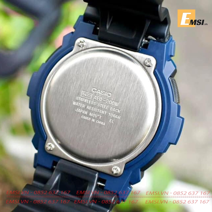 Casio AEQ-200W-2AVDF - Đồng Hồ Nam - Size Mặt 51.4mm - Kính Nhựa EMSI.VN