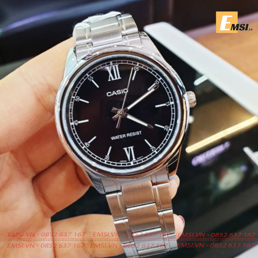 Đồng Hồ Casio Cặp Đôi MTP-V005D-1B5 & LTP-V005D-1B2 size mặt  40 & 28 mm EMSI.VN