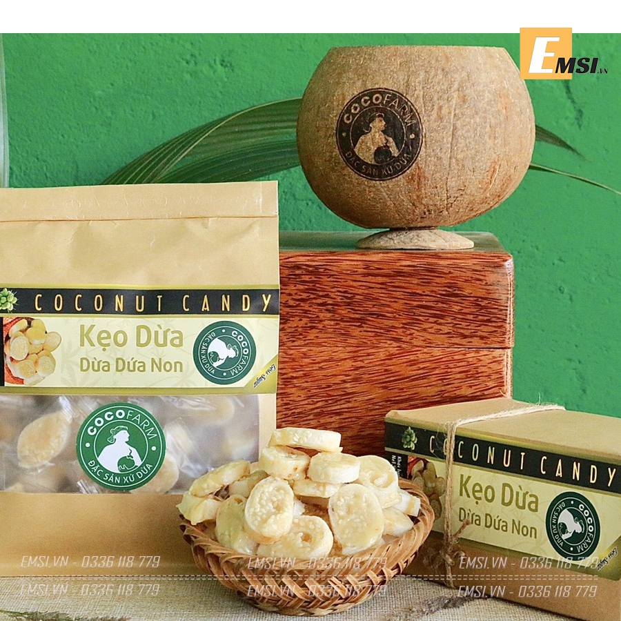 Đặc sản: Kẹo Dừa Dứa Non