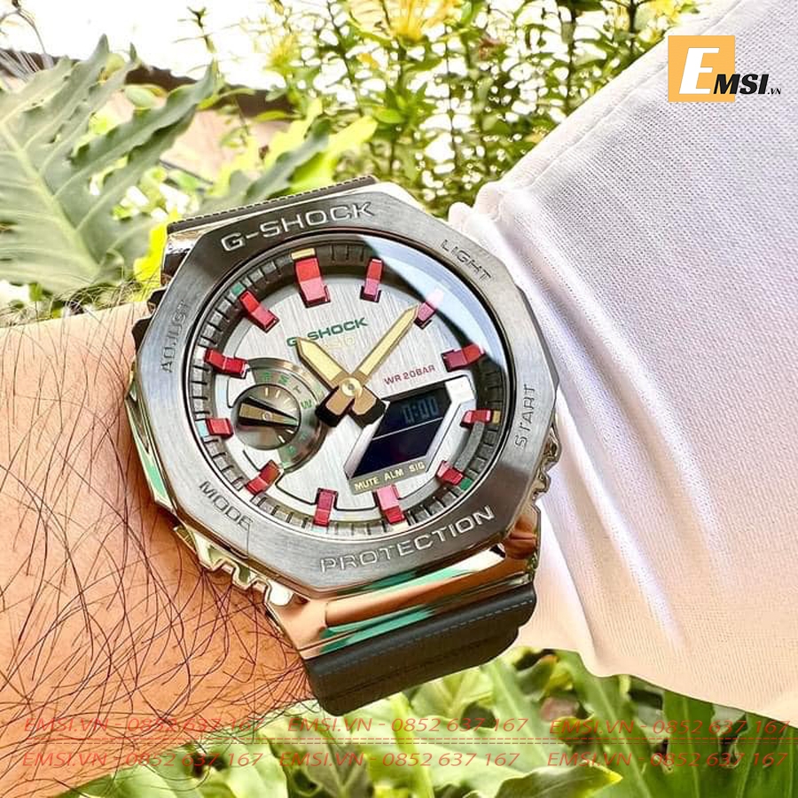 Casio G-Shock GM-2100CH-1ADR - Đồng Hồ Nam - Pin/Quartz - Kính Khoáng - Size Mặt 40.5mm EMSI.VN