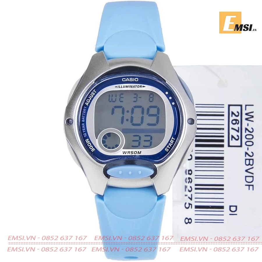Casio LW-200-2BVDF - Đồng Hồ Nữ - Điện Tử - Size Mặt 35mm - Kính Nhựa EMSI.VN
