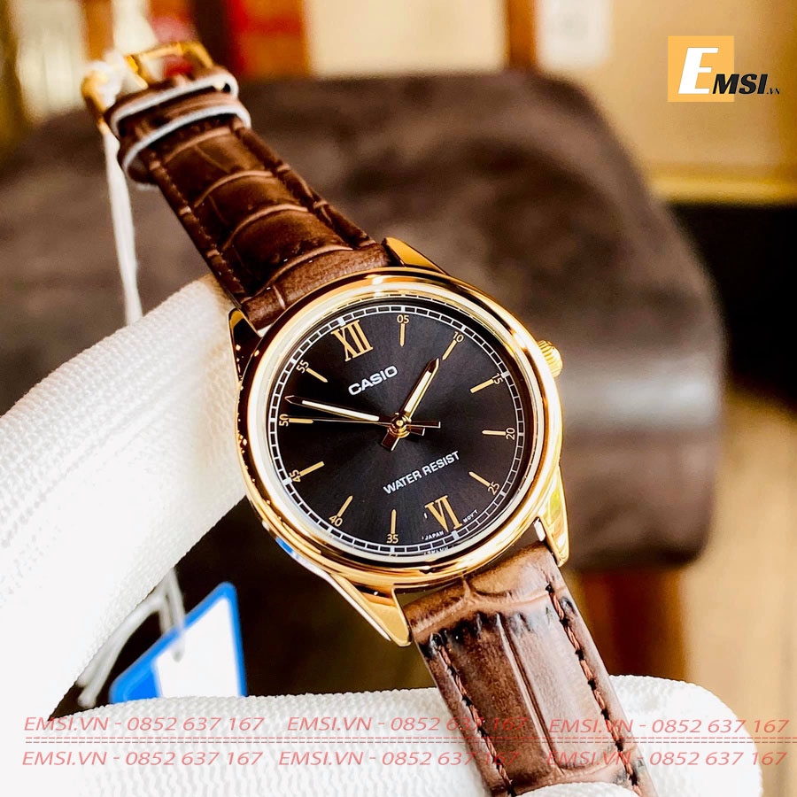Casio LTP-V005GL-1B2 - Đồng Hồ Nữ - Pin/Quartz - Kính Khoáng - Size Mặt 28mm EMSI.VN