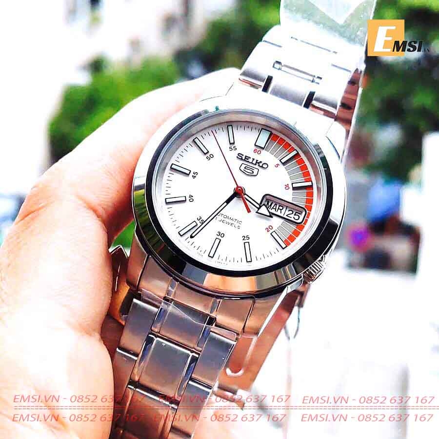 Seiko SNKK25K1 - Đồng hồ nam - Máy Cơ / Automatic - Size mặt 38mm - Hardlex Crystal EMSI.VN