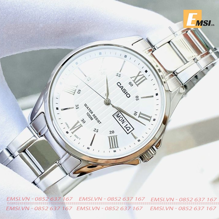 Casio - Đồng Hồ Nam MTP-1384D-7A - Pin / Quartz - Kính Khoáng - Size Mặt 41mm EMSI.VN