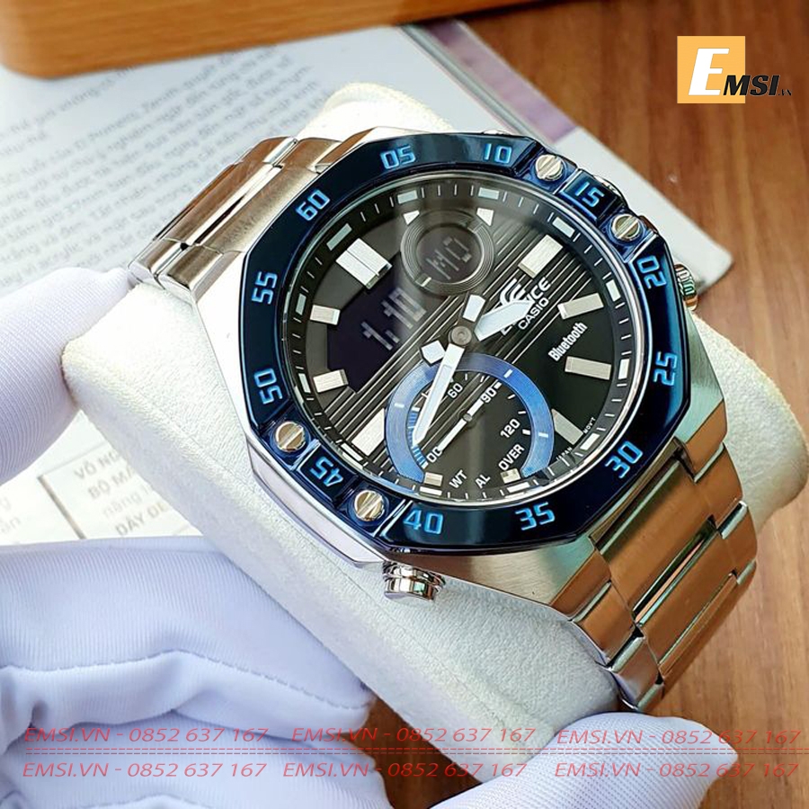 Edifice ECB-10DB-1BDF - Đồng Hồ Nam - Điện Tử - Kính Khoáng - Size Mặt 48.5mm EMSI.VN