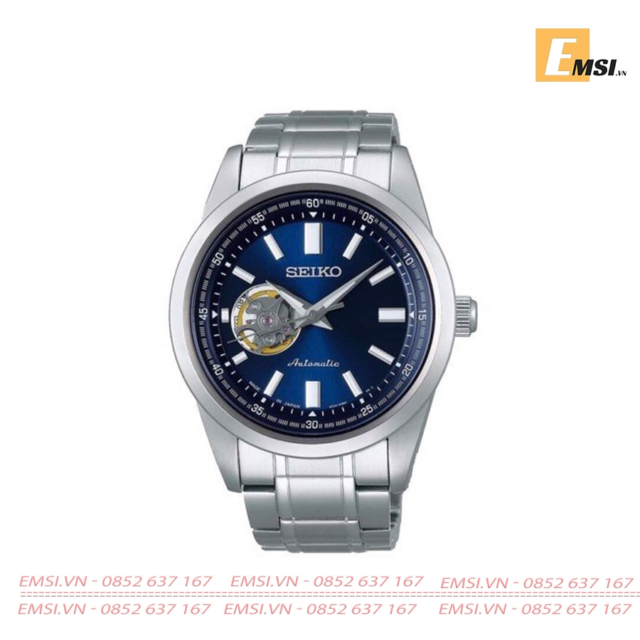 Đồng Hồ Nam Seiko Open Heart Blue – SCVE051