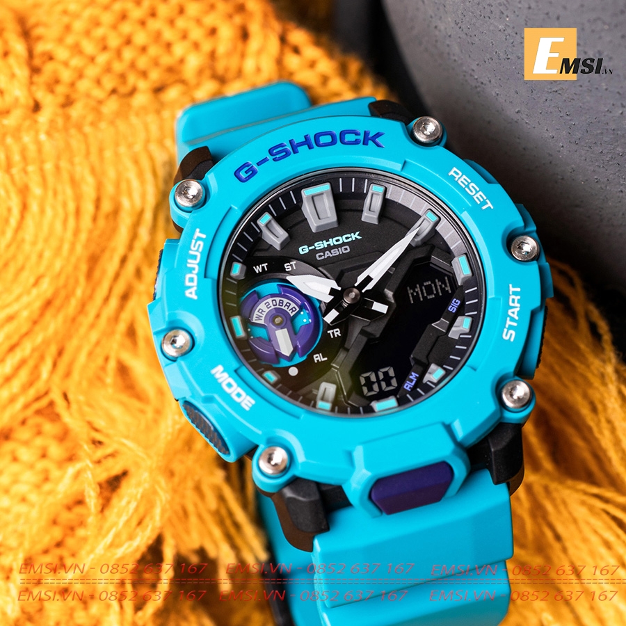 G-Shock GA-2200-2A - Đồng Hồ Nam - Pin/Quartz - Size Mặt 47.5mm - Kính Khoáng EMSI.VN