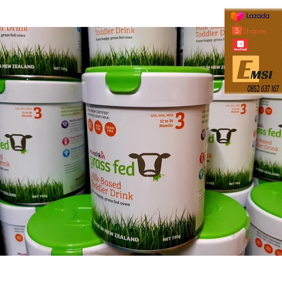 Sữa MUNCHKIN GRASS FED số 3 dành cho bé từ 12 tháng - 36 tháng