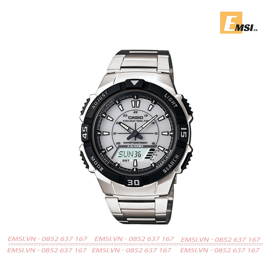 Casio AQ-S800WD-7E - Đồng Hồ Nam - Năng Lượng Mặt Trời - Size Mặt 42mm - Kính Nhựa EMSI.VN