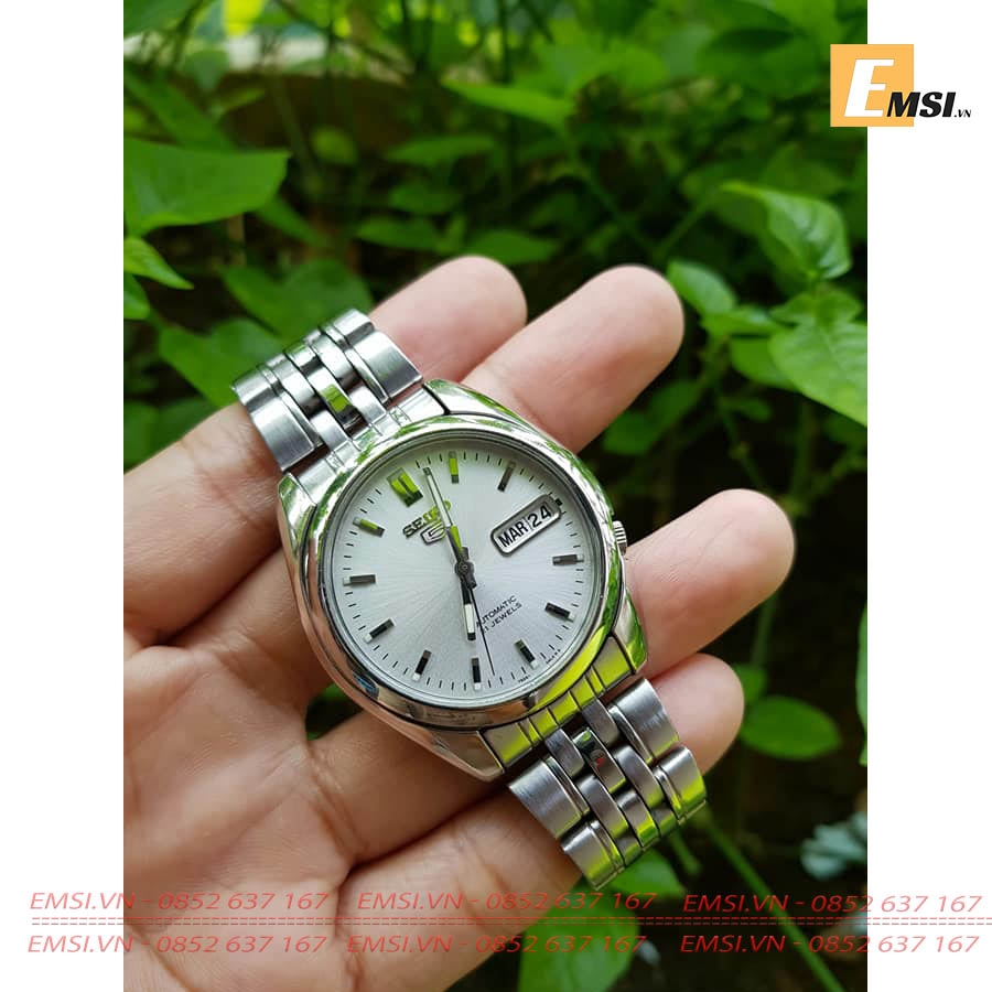 Seiko SNK355K1S - Đồng Hồ Nam - Máy Cơ / Automatic - Size Mặt 37mm - Hardlex Crystal EMSI.VN