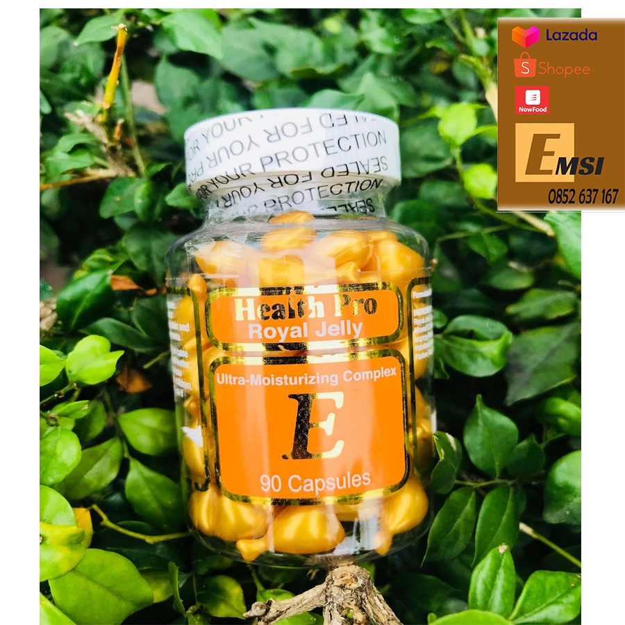 Viên nang VITAMIN E HEALTH PRO ROYAL JELLY 90 viên