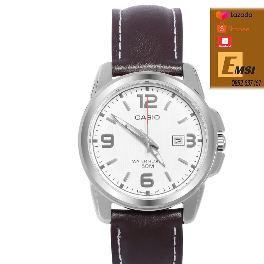 Đồng hồ đôi Casio LTP-1314L-7AVDF/MTP-1314L-7AVDF - Nam 45mm, Nữ 31mm