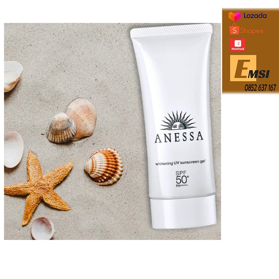 Gel chống nắng dưỡng trắng Anessa Whitening UV Sunscreen Gel 90ml