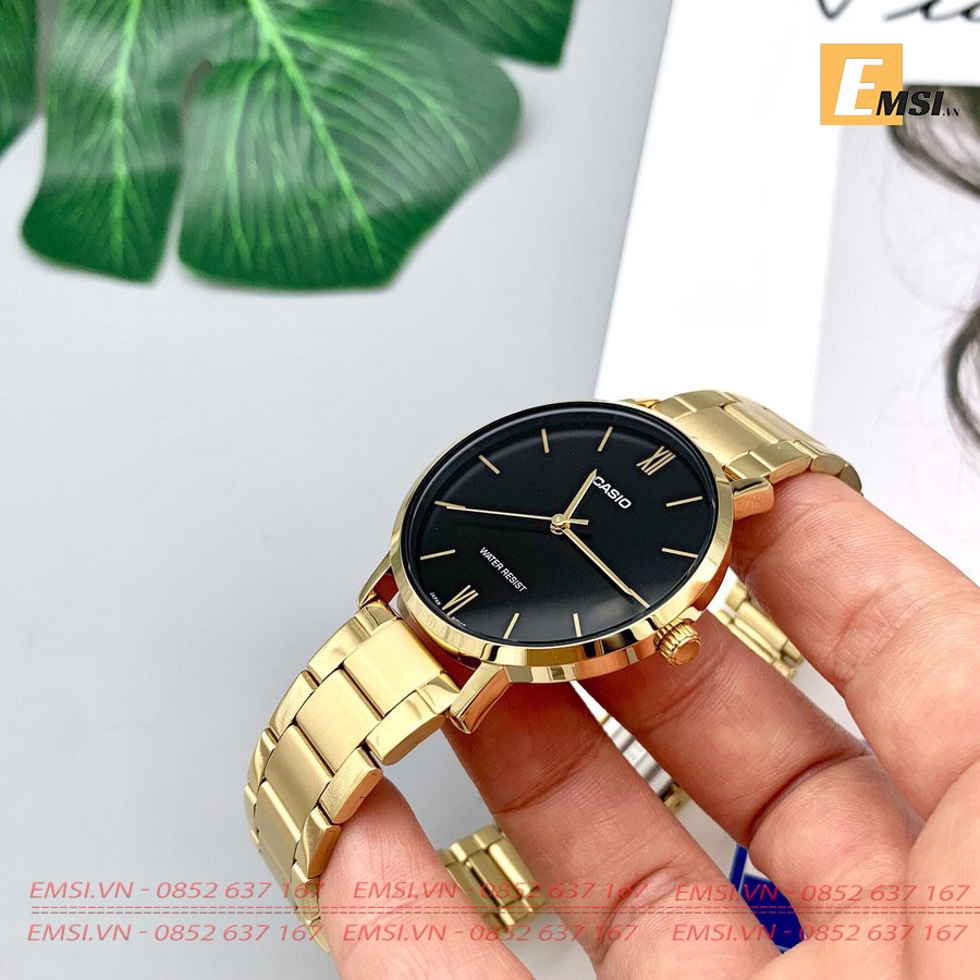 Casio MTP-VT01G-1B - Kính khoáng - Đồng hồ nam - Điện tử - Size mặt 40mm EMSI.VN