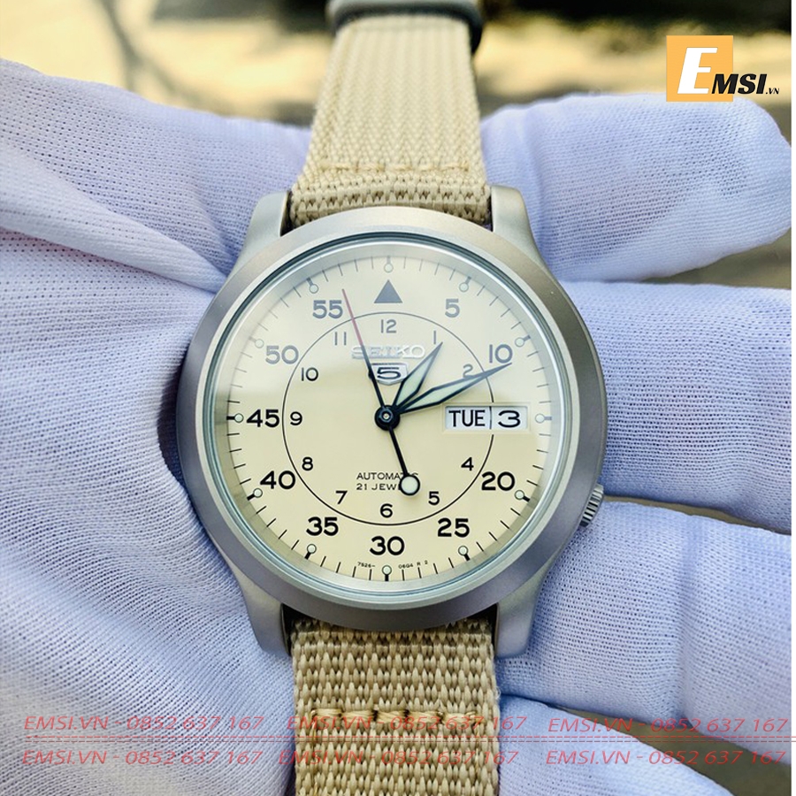 Seiko SNK803K2 - Đồng Hồ Nam - Máy Cơ / Automatic - Size Mặt 37mm - Kính Khoáng EMSI.VN