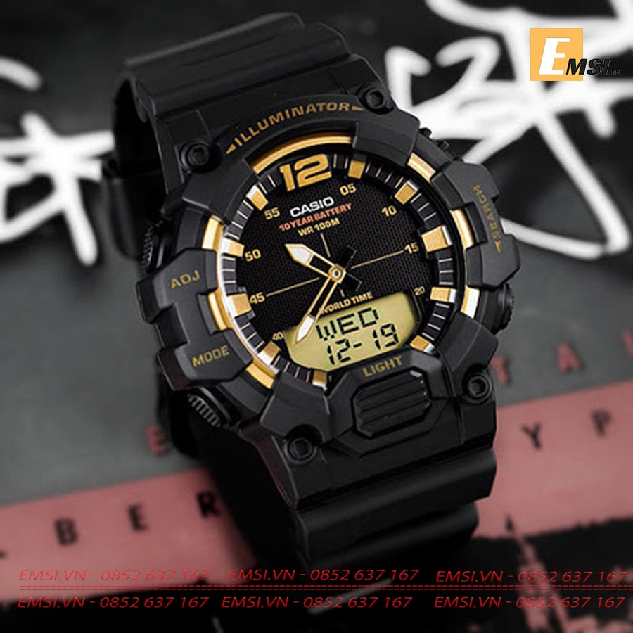 Casio HDC-700-9AVDF - Đồng Hồ Nam - Điện Tử - Kính Nhựa - Size Mặt 48.7mm EMSI.VN
