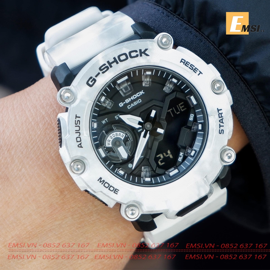 G-Shock GA-2200GC-7A - Đồng Hồ Nam - Điện Tử - Kính Khoáng - Size Mặt 47mm EMSI.VN