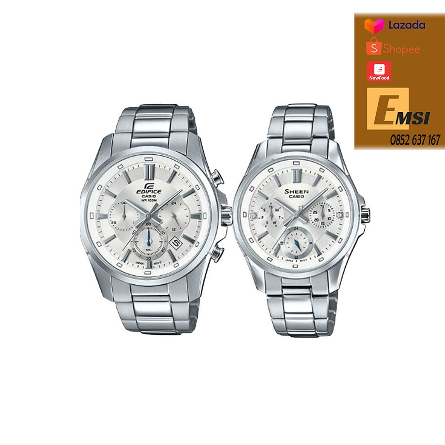 Đồng hồ Casio Edifice EFR-560D-7A & SHE-3060D-7A