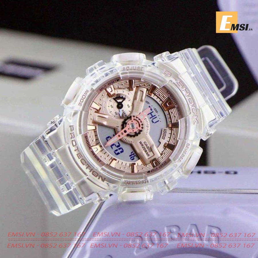 G-Shock GMA-S110SR-7ADR - Đồng Hồ Nam - Điện Tử - Kính Khoáng - Size Mặt 53mm EMSI.VN