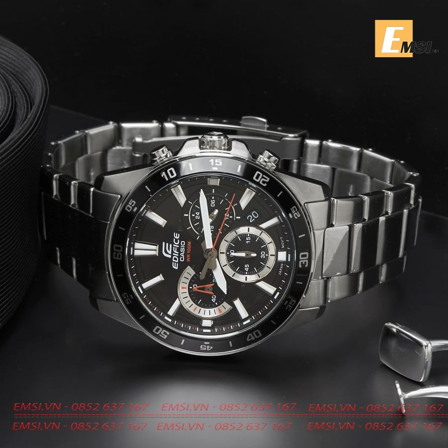 Casio Edifice EFV-570D-1AVUDF - Đồng Hồ Nam - Pin/Quartz - Kính Khoáng - Size Mặt 42mm EMSI.VN