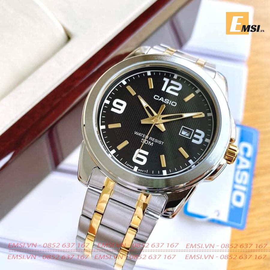 Casio MTP-1314SG-1A - Đồng Hồ Nam - Pin / Quartz - Kính Khoáng - Size Mặt 45mm EMSI.VN