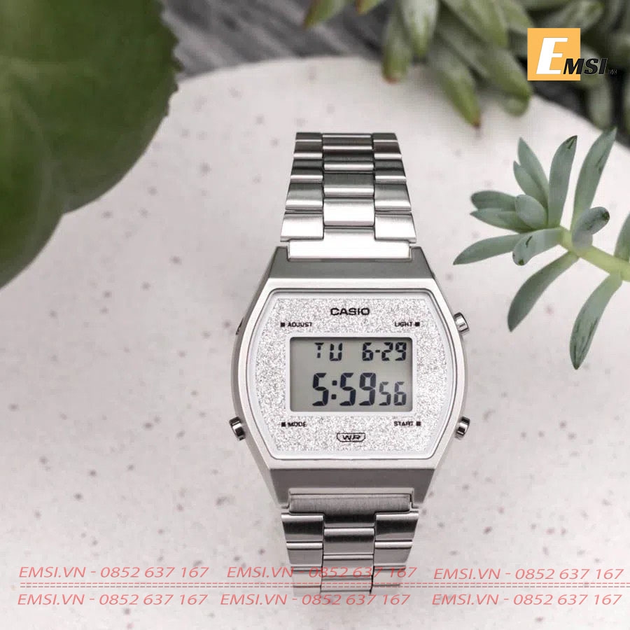 Casio B640WDG-7DF - Đồng Hồ Nữ - Điện Tử - Kính Nhựa - Size Mặt 35mm EMSI.VN