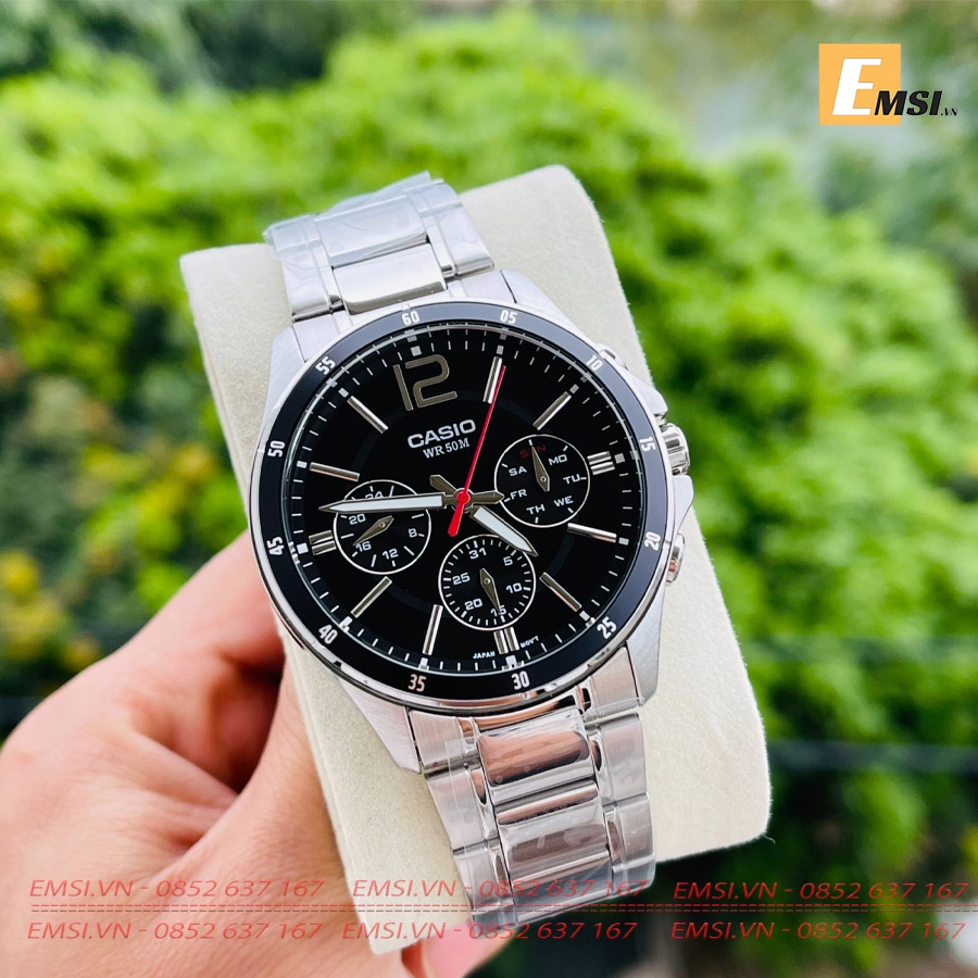 Casio MTP-1374D-1A - Đồng Hồ Nam - Pin / Quartz - Kính Khoáng - Size Mặt 43.5mm EMSI.VN