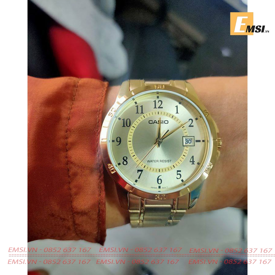 Casio MTP-V004G-9B - Đồng Hồ Nam - Pin / Quartz - Kính Khoáng - Size Mặt 41.5mm EMSI.VN