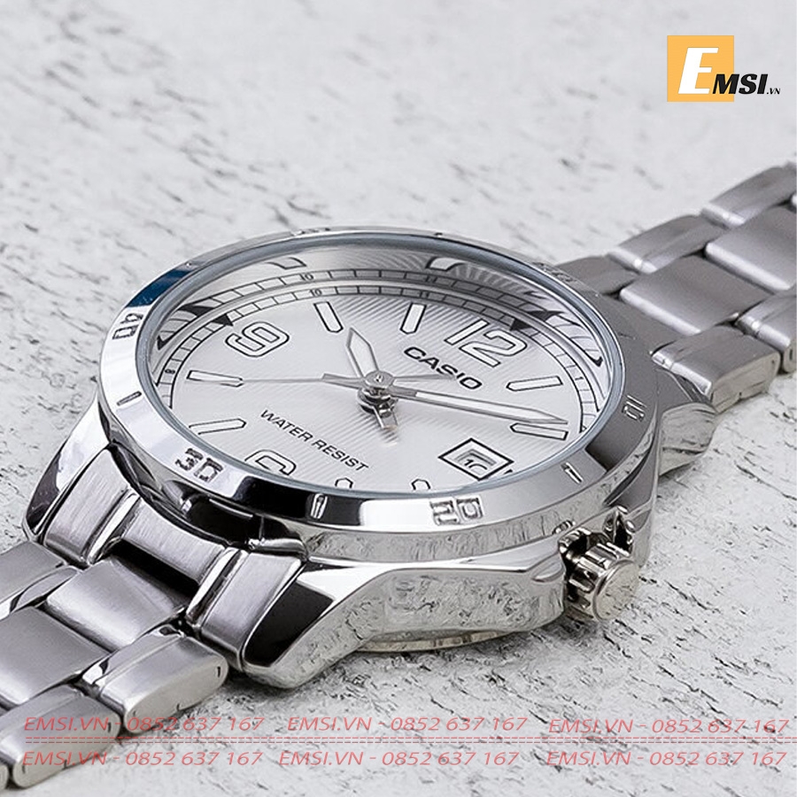 Đồng Hồ Casio Cặp Đôi MTP-V004D-7B2UDF & LTP-V004D-7B2UDF nam size 41,5mm, đồng hồ Casio nữ size 30,2mm EMSI.VN