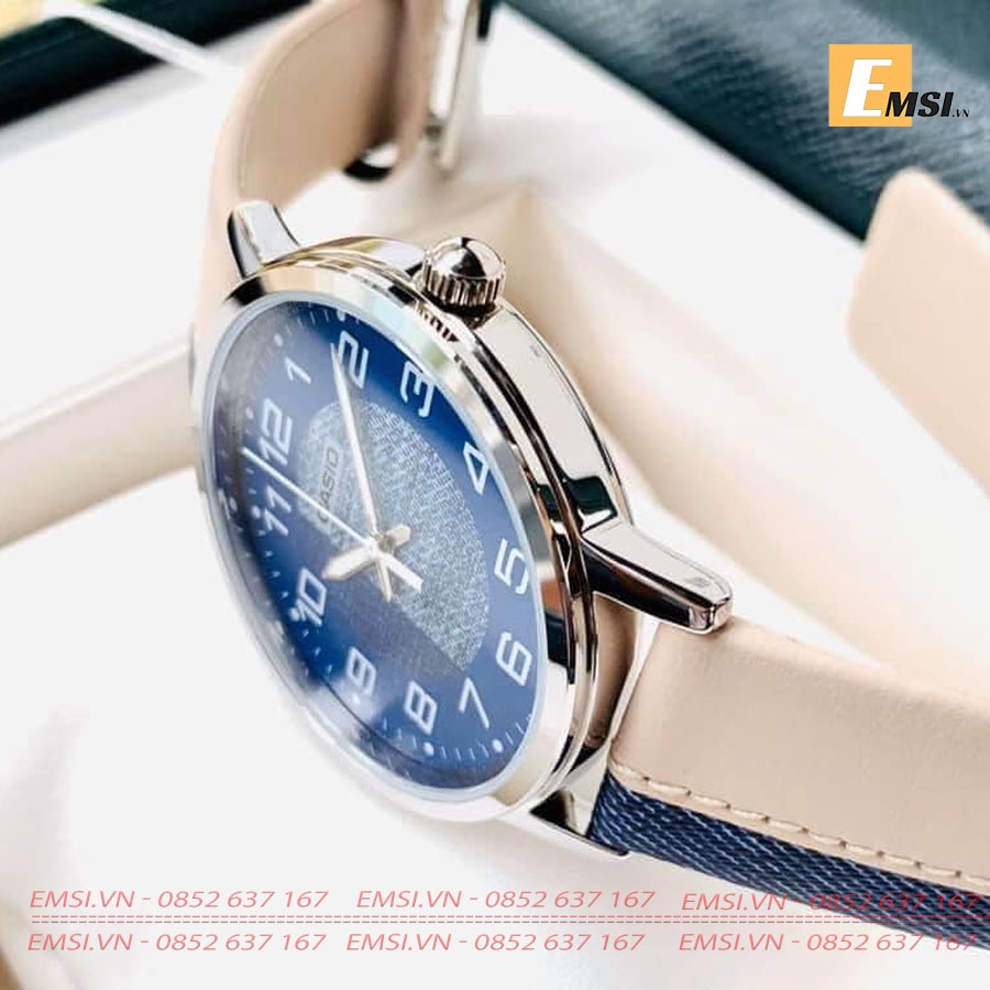 Casio MTP-E159L-2B2 - Đồng Hồ Nam - Pin/Quartz - Size Mặt 40mm - Kính Khoáng EMSI.VN