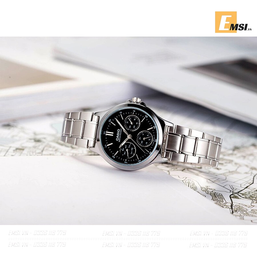 Casio MTP-V300D-1AUDF - Đồng Hồ Nam - Pin / Quartz - Kính Khoáng - Size Mặt 41.5mm - Bảo Hành 5 Năm - Chính Hãng