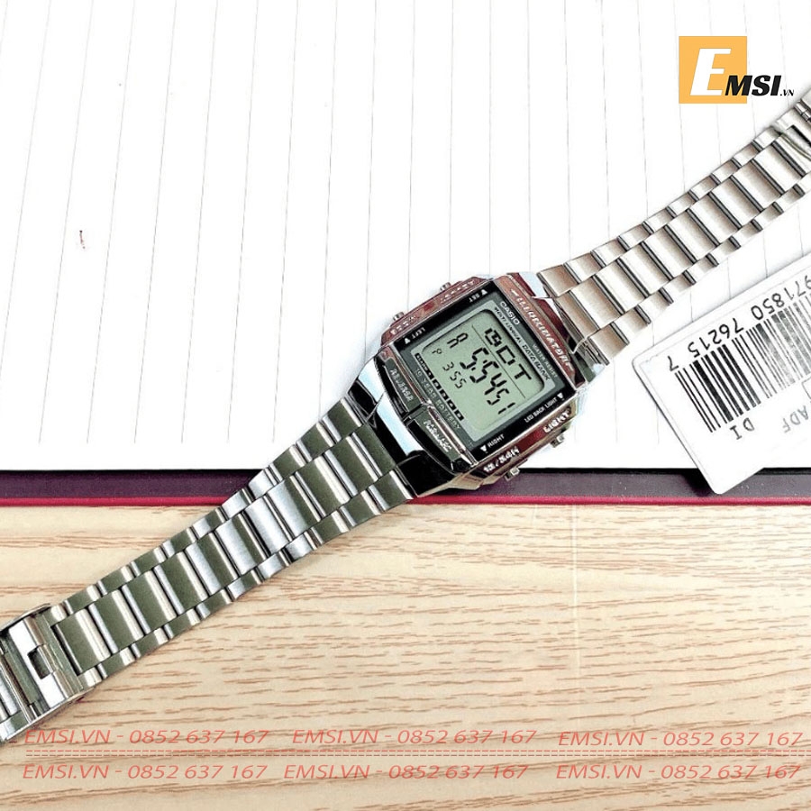 Casio DB-360-1A - Đồng Hồ Unisex - Điện Tử - Size Mặt 37.5mm - Kính Nhựa EMSI.VN