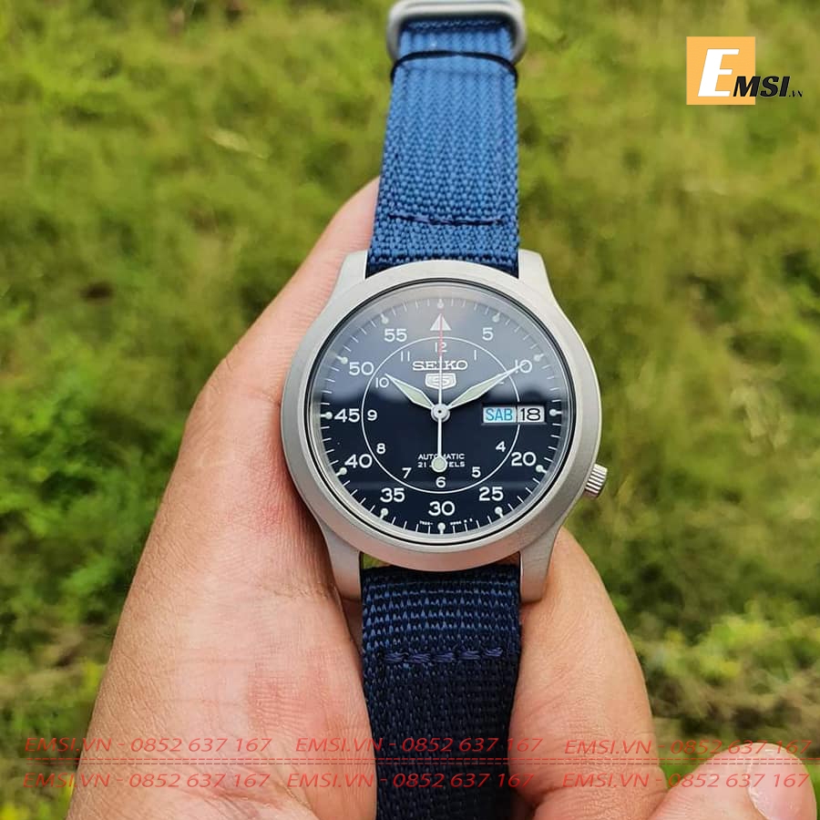 Seiko SNK807K2 - Đồng Hồ Nam - Máy Cơ / Automatic - Size Mặt 37mm - Kính Khoáng EMSI.VN