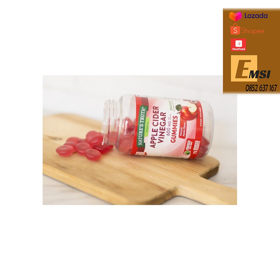 Viên kẹo dẻo giấm táo Apple Cider Vinegar Gummies 120 viên