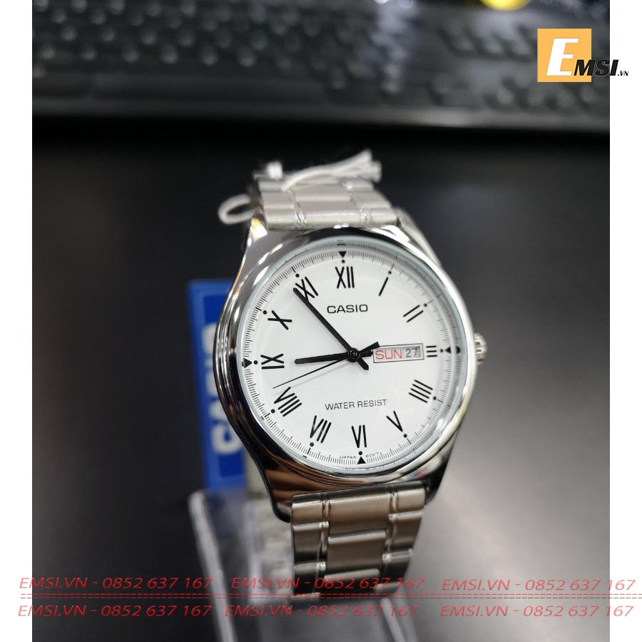 Casio MTP-V006D-7B - Đồng Hồ Nam - Pin / Quartz - Kính Khoáng - Size Mặt 38mm EMSI.VN